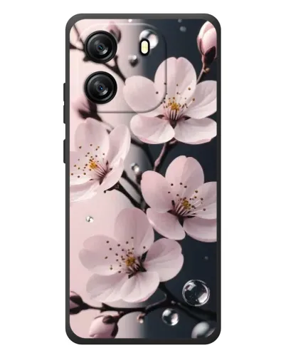 Чехол для Blackview Wave 6C с картинкой «Нежная сакура и капли» Чехол для Blackview Wave 6C с картинкой «Нежная сакура и капли»