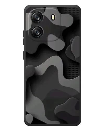 Чехол для Blackview Wave 6C с картинкой «Темный абстрактный камуфляж» Чехол для Blackview Wave 6C с картинкой «Темный абстрактный камуфляж»