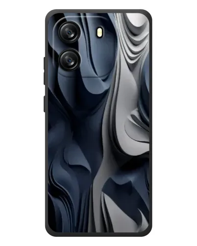 Чехол для Blackview Wave 6C с картинкой «Объемные синие складки» Чехол для Blackview Wave 6C с картинкой «Объемные синие складки»