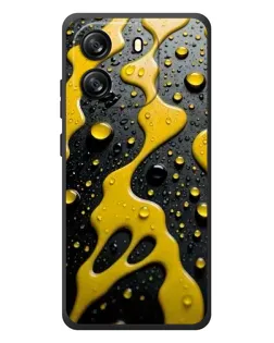 Чехол для Blackview Wave 6C с картинкой «Жидкое желтое золото»