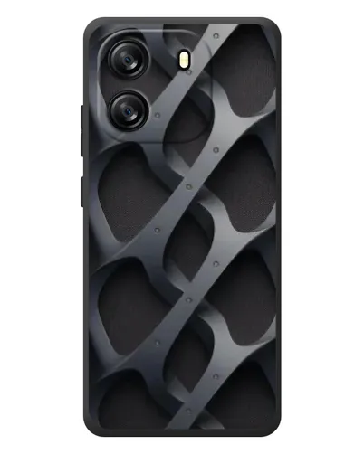 Чехол для Blackview Wave 6C с картинкой «Объемное серое плетение» Чехол для Blackview Wave 6C с картинкой «Объемное серое плетение»