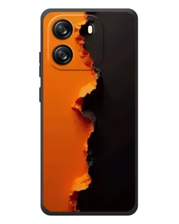 Чехол для Blackview Wave 6C с картинкой «Оранжевый разлом»