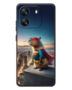 Чехол для Blackview Wave 6C с картинкой «Капи-мен супергерой»