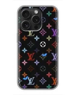 Чехол для Blackview Wave 9C с картинкой «Цветная монограмма LV»