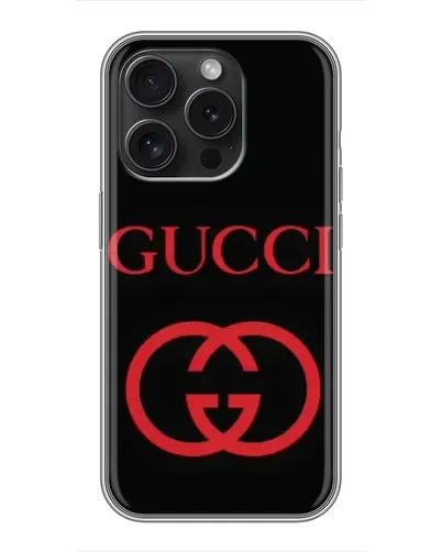Чохол для Blackview Wave 9C з картинкою «Gucci — червоний логотип»