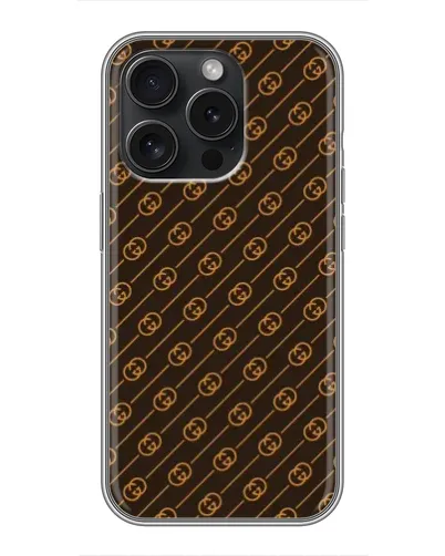 Чохол для Blackview Wave 9C з картинкою «Gucci — золоті діагоналі»