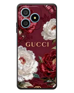 Чехол для Blackview Wave 9C с картинкой «Gucci — бордовые розы» Чехол для Blackview Wave 9C с картинкой «Gucci — бордовые розы»