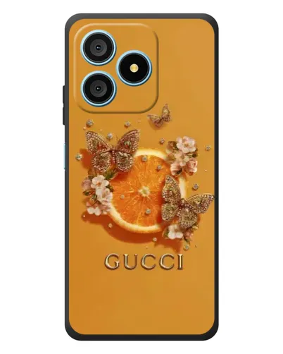 Чехол для Blackview Wave 9C с картинкой «Gucci — золотые бабочки» Чехол для Blackview Wave 9C с картинкой «Gucci — золотые бабочки»