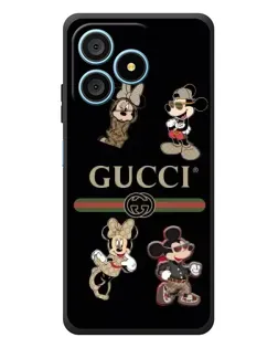 Чехол для Blackview Wave 9C с картинкой «Gucci — герои Disney и монограмма» Чехол для Blackview Wave 9C с картинкой «Gucci — герои Disney и монограмма»