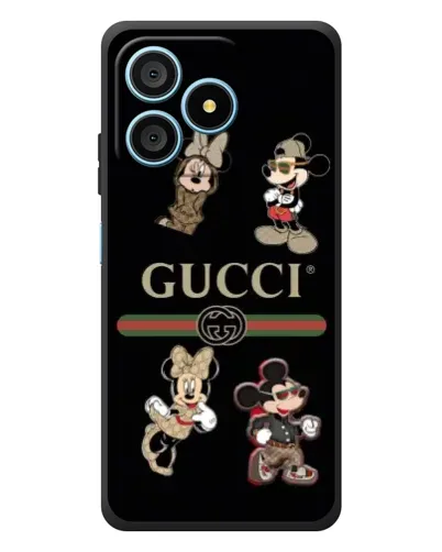 Чехол для Blackview Wave 9C с картинкой «Gucci — герои Disney и монограмма» Чехол для Blackview Wave 9C с картинкой «Gucci — герои Disney и монограмма»