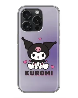 Чехол для Blackview Wave 9C с картинкой «Kuromi — фиолетовый арт»