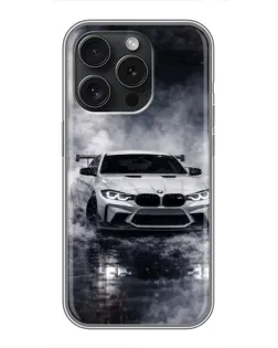 Чехол для Blackview Wave 9C с картинкой «BMW сквозь туман»