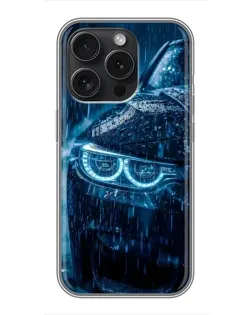 Чехол для Blackview Wave 9C с картинкой «BMW под дождем»