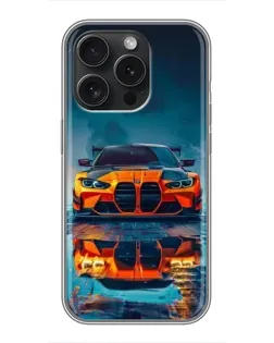Чехол для Blackview Wave 9C с картинкой «BMW — золотая эмблема»