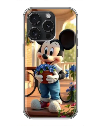 Чехол для Blackview Wave 9C с картинкой «Микки садовод»