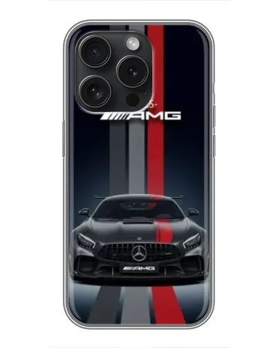 Чехол для Blackview Wave 9C с картинкой «Mercedes — белый карбон»