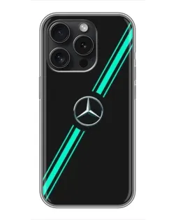 Чехол для Blackview Wave 9C с картинкой «Спортивные линии Mercedes»