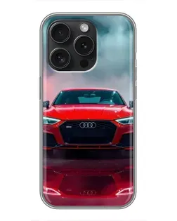 Чехол для Blackview Wave 9C с картинкой «Audi RS — красный стиль»