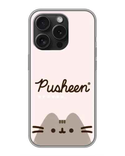 Чехол для Blackview Wave 9C с картинкой «Pusheen логотип»