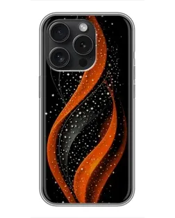 Чехол для Blackview Wave 9C с картинкой «Огненная звездная волна»