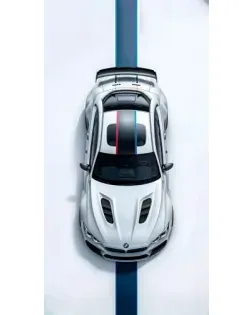 Чехол для Аксессуары для смарт гаджетов с картинкой «Вид сверху — BMW M»