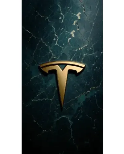 Чехол для Аксессуары для смарт гаджетов с картинкой «Мраморная Tesla Gold»