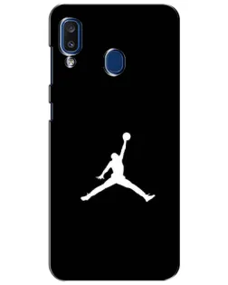 Чехол для Samsung Galaxy a20 2019 (A205F) с картинкой «Jordan Silhouette»
