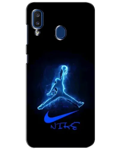 Чехол для Samsung Galaxy a20 2019 (A205F) с картинкой «Jordan Neon Blue» Чехол для Samsung Galaxy a20 2019 (A205F) с картинкой «Jordan Neon Blue»