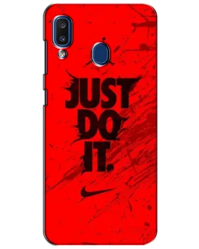 Чехол для Samsung Galaxy a20 2019 (A205F) с картинкой «Nike Just Do It» Чехол для Samsung Galaxy a20 2019 (A205F) с картинкой «Nike Just Do It»