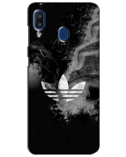 Чехол для Samsung Galaxy a20 2019 (A205F) с картинкой «Абстрактный дым Adidas» Чехол для Samsung Galaxy a20 2019 (A205F) с картинкой «Абстрактный дым Adidas»
