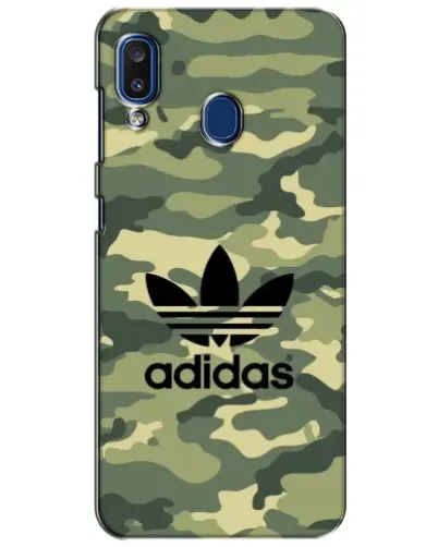 Чехол для Samsung Galaxy a20 2019 (A205F) с картинкой «Милитари стиль Adidas» Чехол для Samsung Galaxy a20 2019 (A205F) с картинкой «Милитари стиль Adidas»