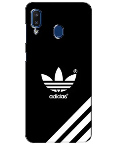Чехол для Samsung Galaxy a20 2019 (A205F) с картинкой «Adidas с диагональными полосами» Чехол для Samsung Galaxy a20 2019 (A205F) с картинкой «Adidas с диагональными полосами»