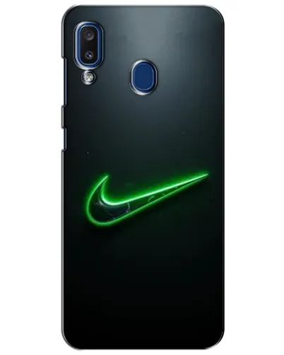 Чехол для Samsung Galaxy a20 2019 (A205F) с картинкой «Неоновый контур Nike» Чехол для Samsung Galaxy a20 2019 (A205F) с картинкой «Неоновый контур Nike»