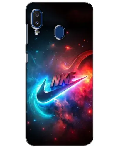 Чехол для Samsung Galaxy a20 2019 (A205F) с картинкой «Огненный логотип Nike» Чехол для Samsung Galaxy a20 2019 (A205F) с картинкой «Огненный логотип Nike»