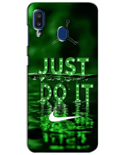 Чехол для Samsung Galaxy a20 2019 (A205F) с картинкой «Зеленый неоновый Nike» Чехол для Samsung Galaxy a20 2019 (A205F) с картинкой «Зеленый неоновый Nike»