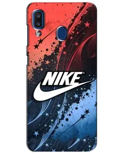 Чехол для Samsung Galaxy a20 2019 (A205F) с картинкой «Градиентный принт Найк»
