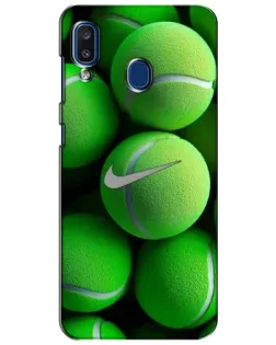 Чехол для Samsung Galaxy a20 2019 (A205F) с картинкой «Теннисные мячи Найк»