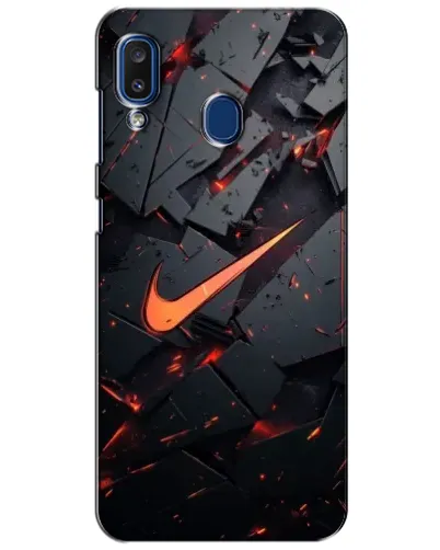 Чехол для Samsung Galaxy a20 2019 (A205F) с картинкой «Nike — эффект разломов» Чехол для Samsung Galaxy a20 2019 (A205F) с картинкой «Nike — эффект разломов»