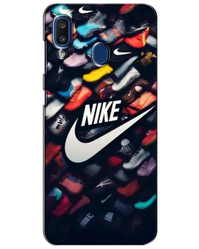 Чехол для Samsung Galaxy a20 2019 (A205F) с картинкой «Коллекция кроссовок Nike» Чехол для Samsung Galaxy a20 2019 (A205F) с картинкой «Коллекция кроссовок Nike»