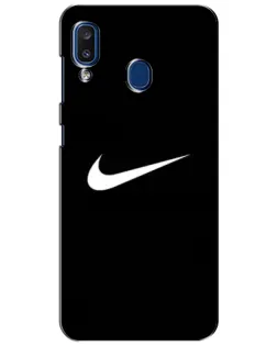 Чехол для Samsung Galaxy a20 2019 (A205F) с картинкой «Минималистический Найк»