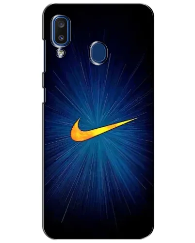 Чохол для Samsung Galaxy a20 2019 (A205F) з картинкою «Синій пульс Nike» Чохол для Samsung Galaxy a20 2019 (A205F) з картинкою «Синій пульс Nike»