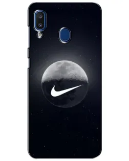 Чехол для Samsung Galaxy a20 2019 (A205F) с картинкой «Nike в стиле граффити»