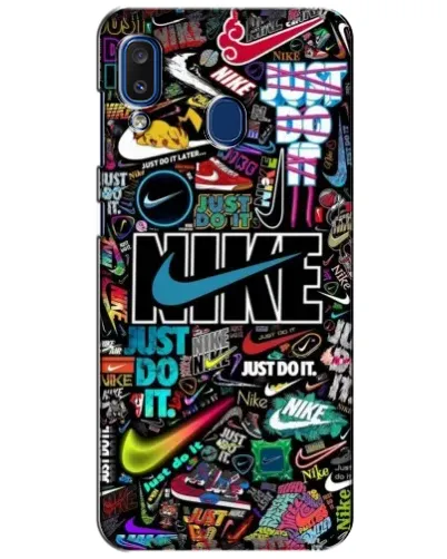 Чохол для Samsung Galaxy a20 2019 (A205F) з картинкою «Яскравий колаж Nike» Чохол для Samsung Galaxy a20 2019 (A205F) з картинкою «Яскравий колаж Nike»