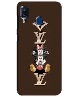 Чехол для Samsung Galaxy a20 2019 (A205F) с картинкой «LV и Микки Маус»