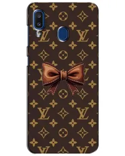 Чехол для Samsung Galaxy a20 2019 (A205F) с картинкой «LV с бантом»
