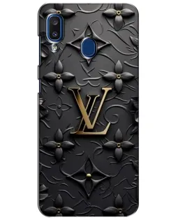 Чехол для Samsung Galaxy a20 2019 (A205F) с картинкой «Кожаная текстура LV»