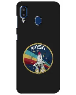 Чехол для Samsung Galaxy a20 2019 (A205F) с картинкой «NASA — эмблема миссии» Чехол для Samsung Galaxy a20 2019 (A205F) с картинкой «NASA — эмблема миссии»