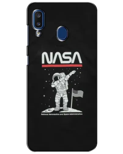 Чехол для Samsung Galaxy a20 2019 (A205F) с картинкой «NASA — шагаем по Луне» Чехол для Samsung Galaxy a20 2019 (A205F) с картинкой «NASA — шагаем по Луне»
