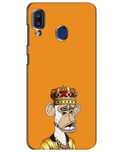 Чехол для Samsung Galaxy a20 2019 (A205F) с картинкой «Золотая обезьяна Bored Ape» Чехол для Samsung Galaxy a20 2019 (A205F) с картинкой «Золотая обезьяна Bored Ape»