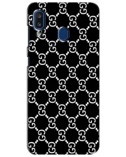 Чехол для Samsung Galaxy a20 2019 (A205F) с картинкой «Gucci — сетчатый паттерн» Чехол для Samsung Galaxy a20 2019 (A205F) с картинкой «Gucci — сетчатый паттерн»